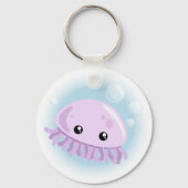 Cute Jellyfish Sleutelhanger (Voorkant)