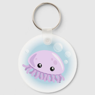 Cute Jellyfish Sleutelhanger