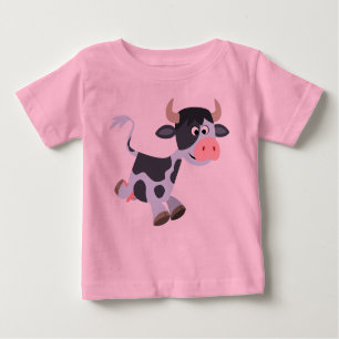 Cute Jogging Cartoon Koe Baby T-Shirt