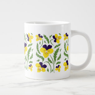 Cute Johnny Jump Ups Extra Grote Beker