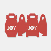 Cute Joy-kerstrode kerstbox Bedankdoosjes (Uitgevouwen)