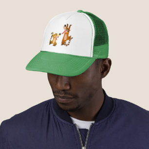 Cute Joyful Cartoon Coatimundis Trucker Pet