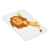 Cute Joyful Cartoon Lion Flexible Magnet Magneet (Rechterzijde)