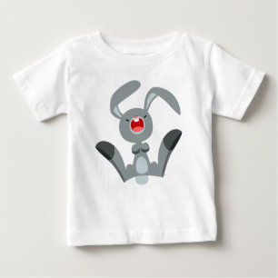 Cute Joyful Cartoon Rabbit Baby T-Shirt