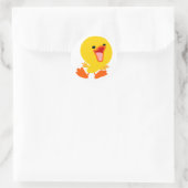 Cute Joyous Cartoon Ducking Sticker (Tas)