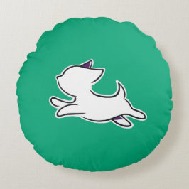 Cute Jumping Dog – Kids Rond Kussen