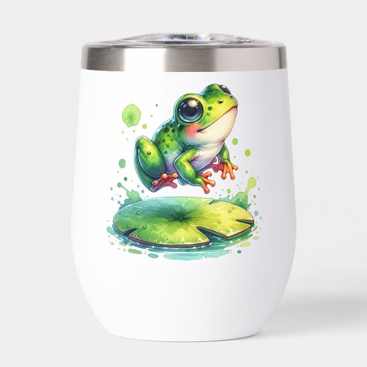 Cute Jumping Frog Whimsical Ai Art (Avant)