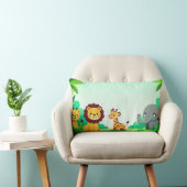 Cute Jungle Animal Friends Enfants Coussin (Chaise)