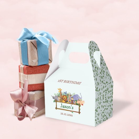 Cute Jungle Animaux Anniversaire Ballotins