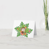 Cute Jungle Safari Animaux Merci (Dos)