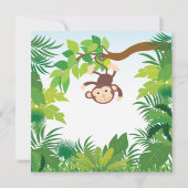 Cute Jungle Safari Baby Shower Invitations (Dos)