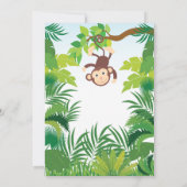 Cute Jungle Safari Baby Shower Invitations (Dos)