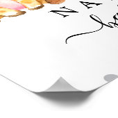 Cute Jungle Safari Boy Baby shower Affiche de bien (Coin)