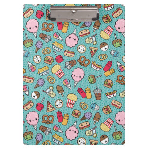 Cute Junk Food Klembord