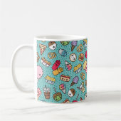 Cute Junk Food motif mug (Gauche)