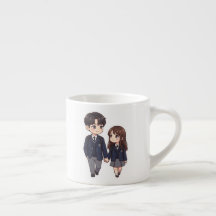 Cute K-Drama Scholiere Koppel Koffiemok