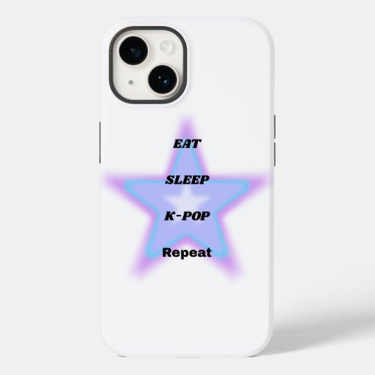 Cute K‑POP fan phone cases (Achterkant)