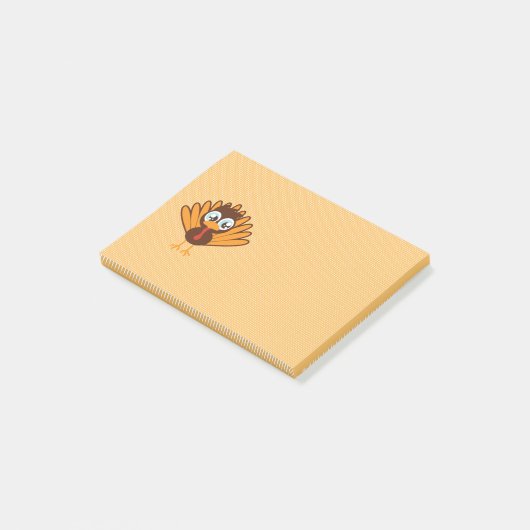 Cute Kalkoen | Thanksgiving |  Post-it® Notes (Schuin)