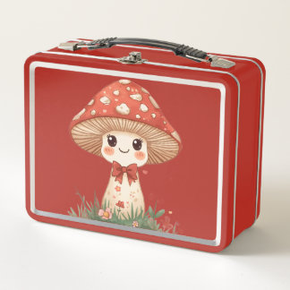 Cute kamer genoot metalen lunchbox