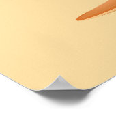 Cute Kangaroo aangepaste tekst poster (Hoek)