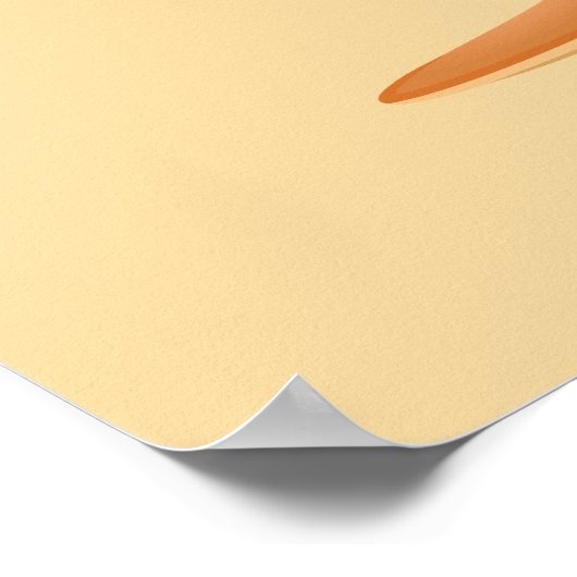 Cute Kangaroo aangepaste tekst poster (Hoek)