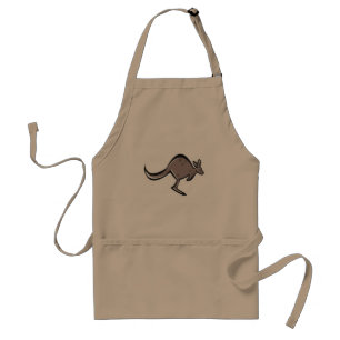 Cute Kangaroo Design Standaard Schort