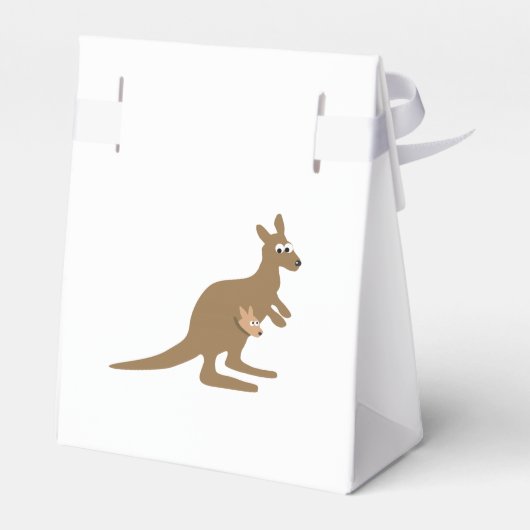 Cute Kangaroo en Joey Bedankdoosjes (Achterkant)