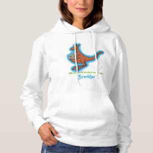 Cute kangaroo en koalas cartoon hoodie