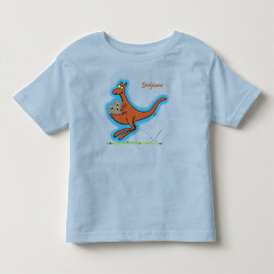 Cute kangaroo en koalas cartoon kinder shirts