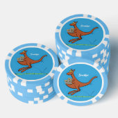 Cute kangaroo en koalas cartoon poker chips (Opstapeling)