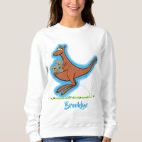Cute kangaroo en koalas cartoon