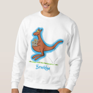 Cute kangaroo en koalas cartoon trui