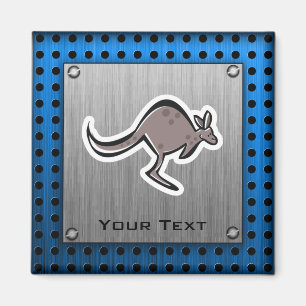 Cute Kangaroo Metaalblik Magneet