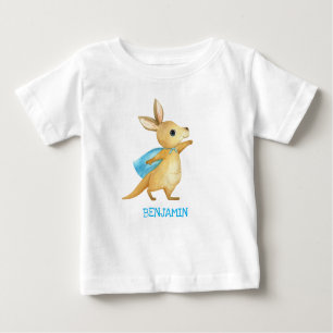Cute Kangaroo - Nom de bébé Customisé Top Tshirt