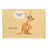 Cute Kangaroo, taies d'oreillers personnalisées (devant)