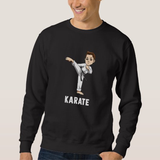 Cute Karate Boy Trui (Voorkant)