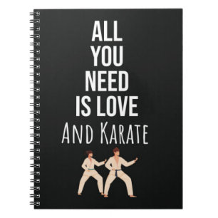 Cute Karate Cadeaus Vechtkunsten Sporten Voor Kind Notitieboek