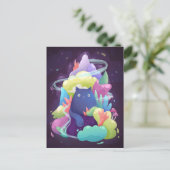 Cute Kat Briefkaart (Staand voorkant)