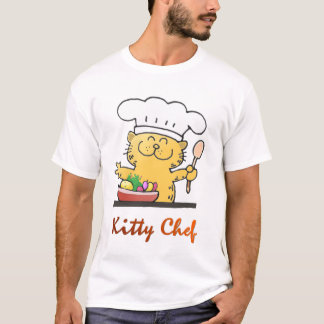 Cute Kat Chef | Cute Kitten Cook | Junior Chef T-shirt