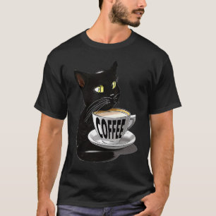 CUTE KAT COFFEE KATTEN JAVA KITTEN T-SHIRT