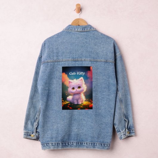 Cute Kat Denim Jacket (Hangar)