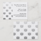 Cute Kat Facs in Black White Grey Visitekaartje (Voorkant / Achterkant)