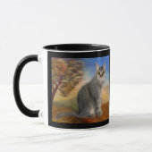 Cute Kat Fine Art Mok (Links)