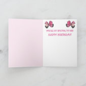 Cute Kat for Ma Birthday Kaart (Binnen)