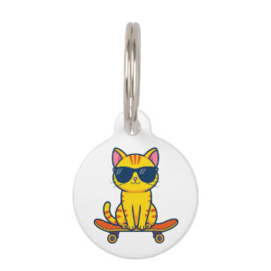 Cute Kat Illustratie – Schattige Kitty Huisdierpenning