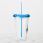 Cute Kat Kawaii Chibi Acryl Drinkbeker (Rechts)