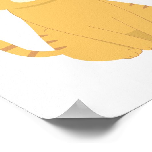 Cute Kat Kawaii  Poster (Hoek)