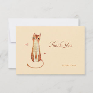 Cute Kat Notecard Bedankkaart