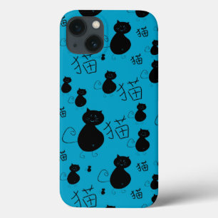 Cute kat patroon iPhone 13 hoesje
