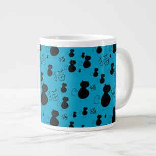 Cute kat patroon extra grote beker